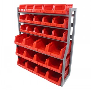 Heavy Duty Parts Bin Stand Freestanding 27 Bin